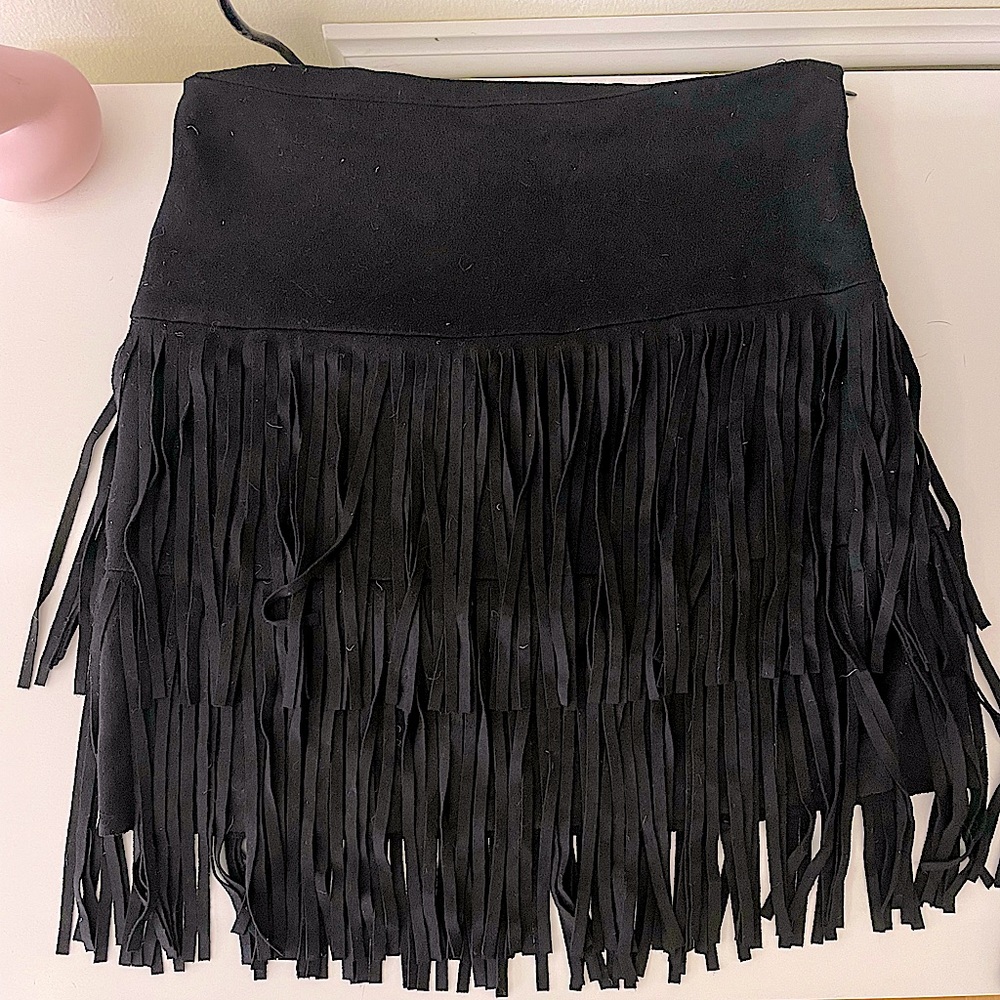 Aqua black mini fridge skirt